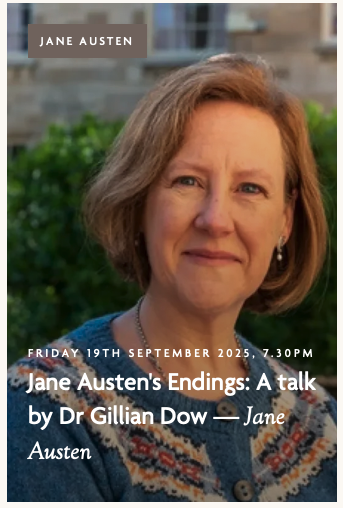 Jane Austen's Endings: A talk by Dr Gillian Dow