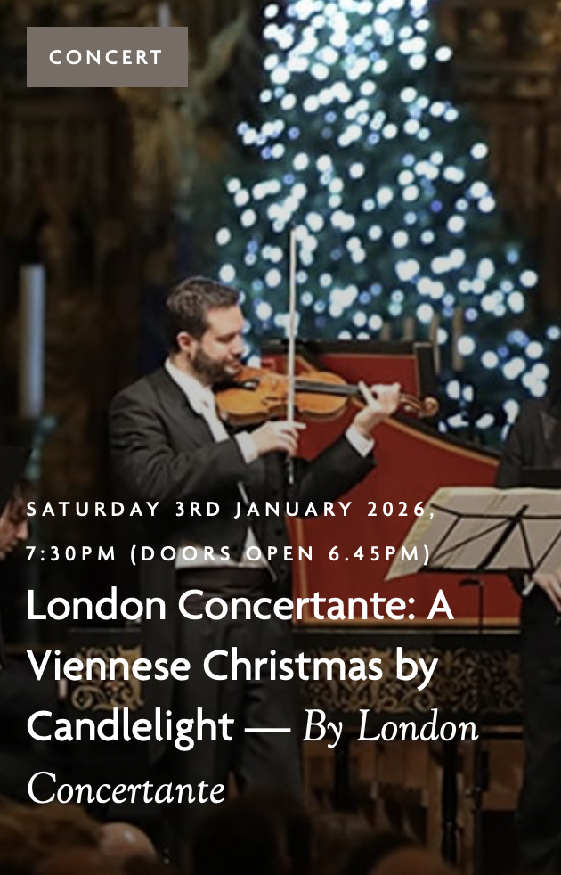 London Concertante: A Viennese Christmas by Candlelight