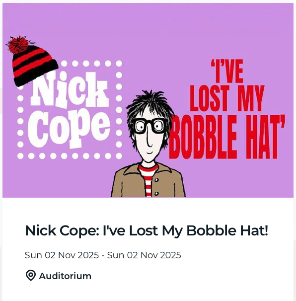 Nick Cope: I've Lost My Bobble Hat!