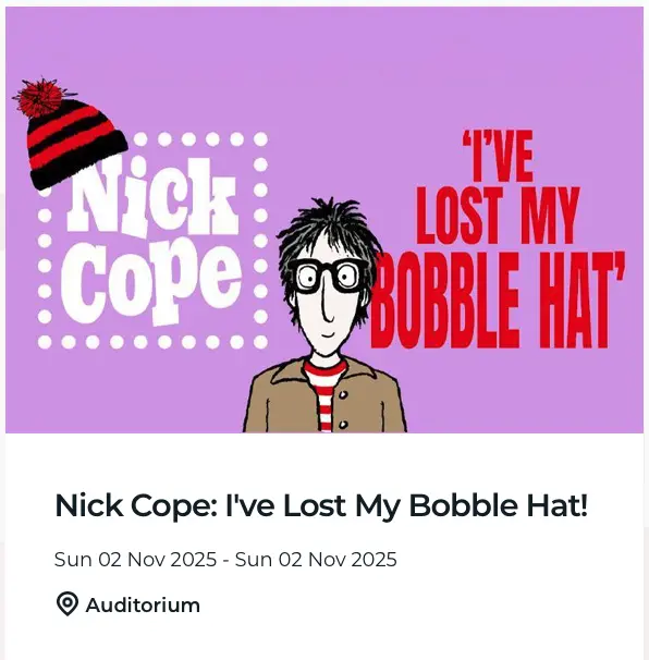 Nick Cope: I've Lost My Bobble Hat!