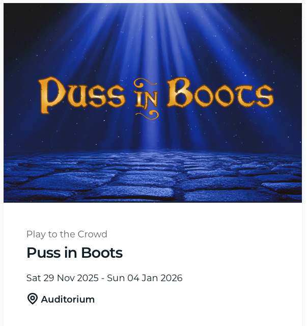 Puss in Boots - A traditional family panto