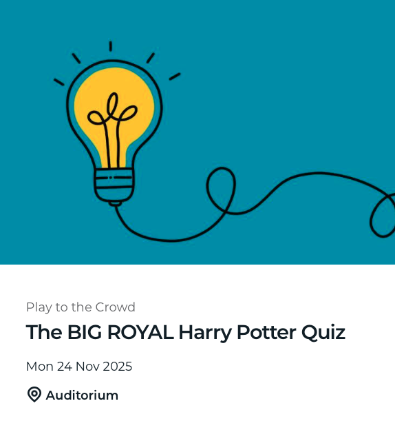 The BIG ROYAL Harry Potter Quiz The BIG ROYAL Harry Potter Quiz