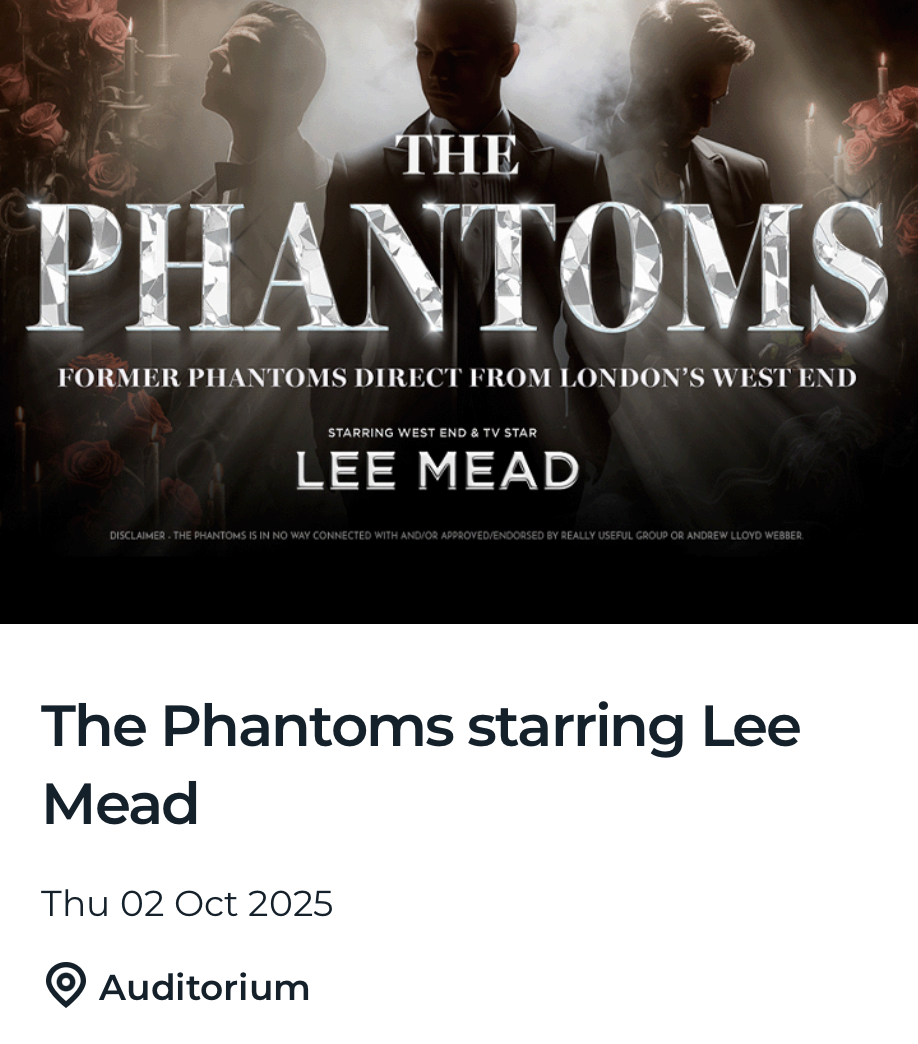 The Phantoms starring Lee Mead