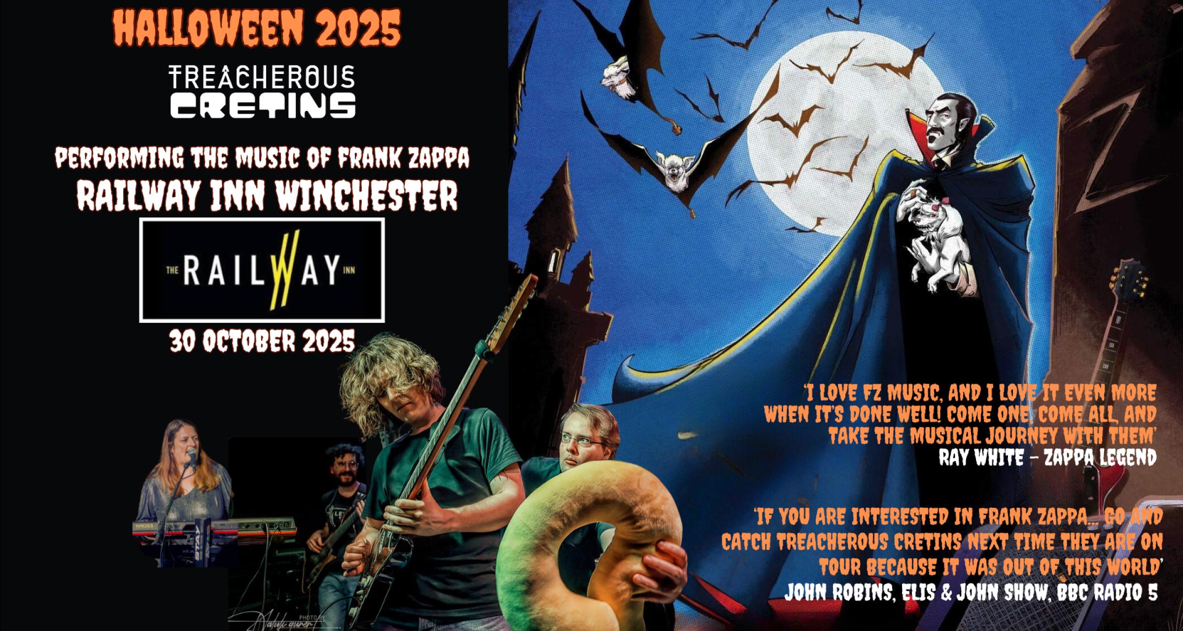 Zappa Halloween! Treacherous Cretins – Frank Zappa tribute