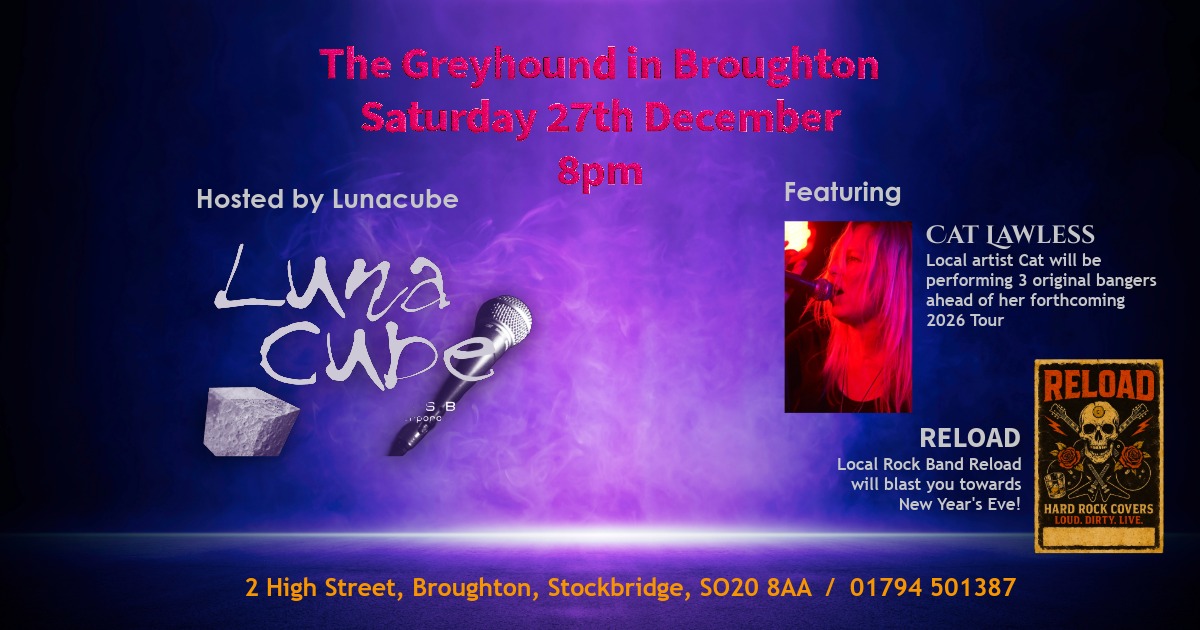 Lunacube with special guests Cat Lawless and Reload