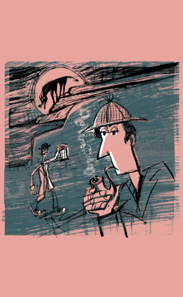 Sherlock Holmes and the Hound of The Baskervilles from The Pantaloons