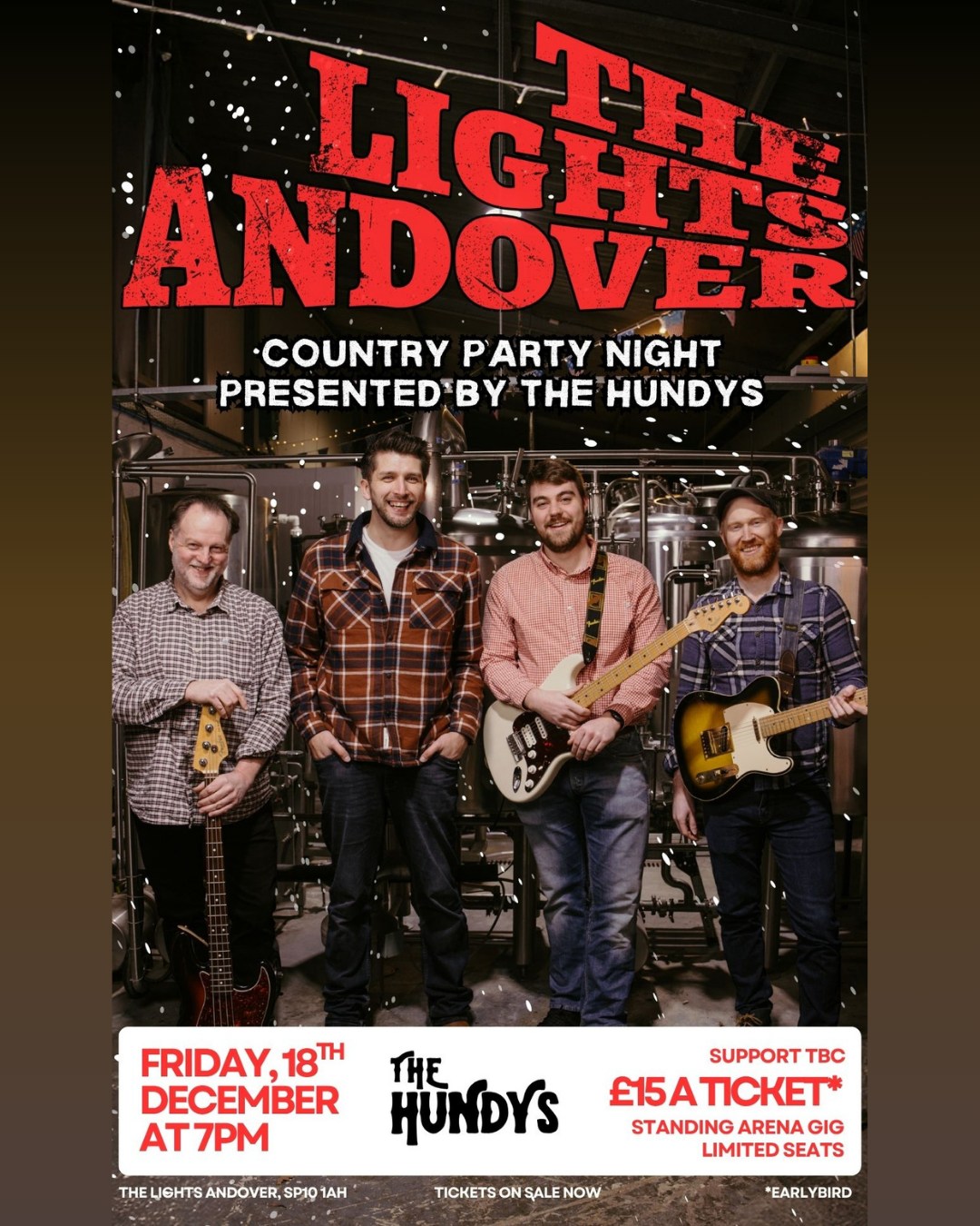 Christmas Country Party Night with THE HUNDYS