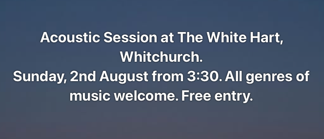 Acoustic Session