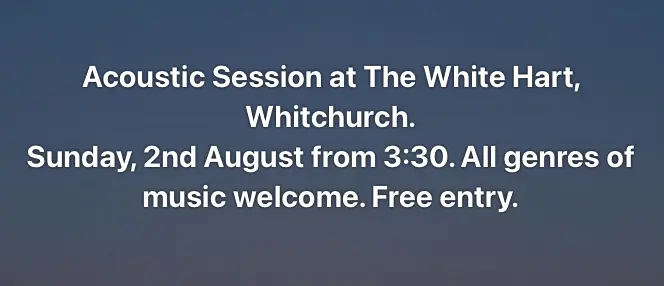 Acoustic Session