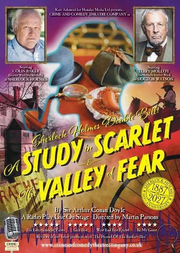 Sherlock Holmes Double Bill: A Study In Scarlet and The Valley Of Fear – two radio plays live on stage
